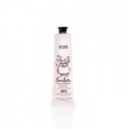 YOPE Naturalny krem do rąk Imbir i Drzewo Sandałowe 100 ml